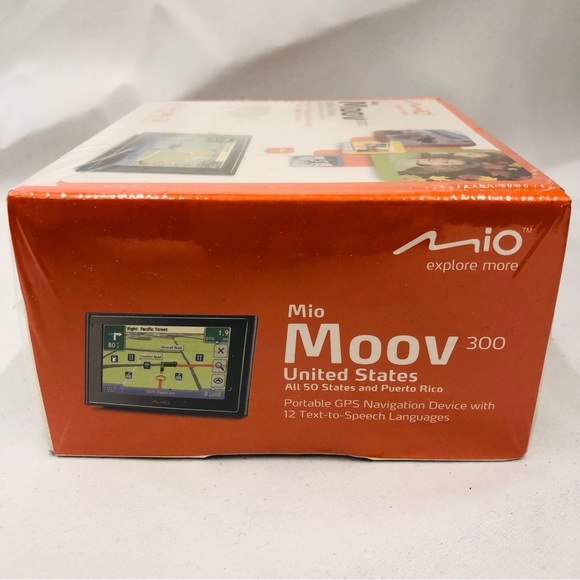 NIB Mio Moov GPS Portable Navigation Device - Picture 12 of 16